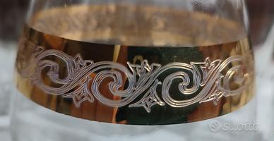 Servizio Limoges oro decorati a mano