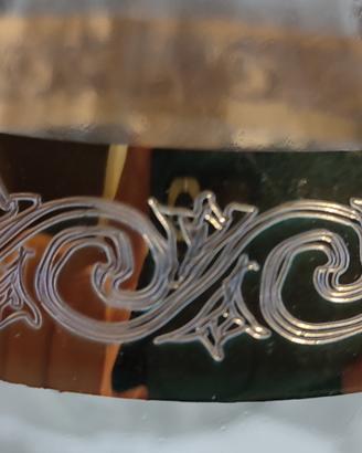 Servizio Limoges oro decorati a mano