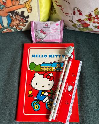 Hello Kitty cartoleria anni 80 lotto Sanrio