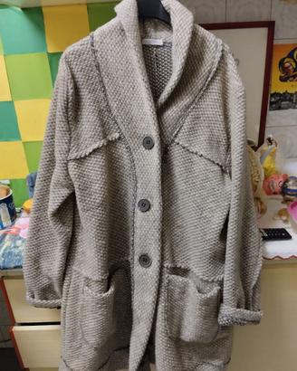 Cappotto in lana cotta
