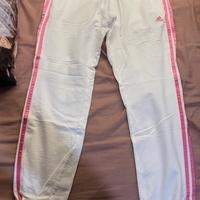PANTALONI TUTA BIANCHI ADIDAS