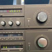 AMPLIFICATORE 2PZ + SINTONIZZATORE + PIASTRA CASSE