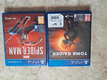giochi ps4 tomb raider spider man ps5 wii consolle