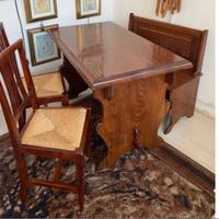 TAVOLO FRATINO CON PANCA E 2 SEDIE