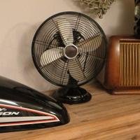 Rara Riproduzione Ventilatore Vintage "TAIFUN"