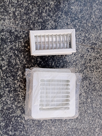 Griglie presa d aria alluminio bianco