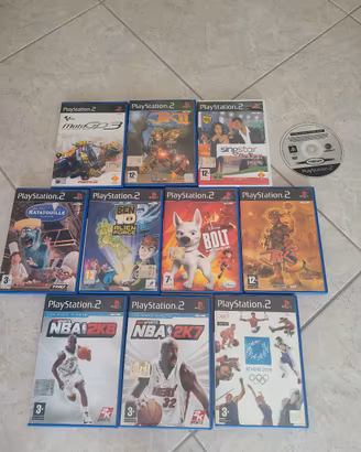 10 giochi PS2  Completi 

