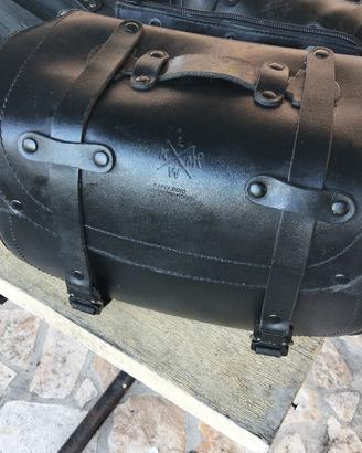 borse moto vera pelle