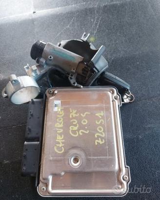 Centralina e blocchetto chiave chevrolet cruze 20g
