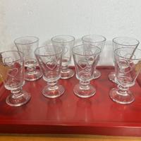 Bicchieri calice shabby chic 8 pz