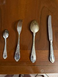 Servizio posate argento