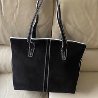 Borsa nera vera pelle