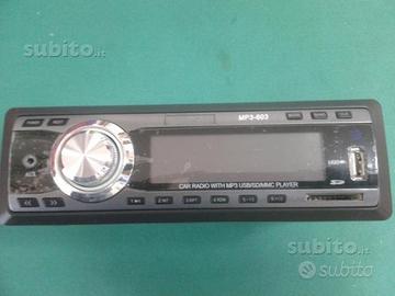 Autoradio stereo con mp3 ed ingresso usb 100 watt