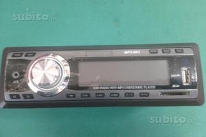 Autoradio stereo con mp3 ed ingresso usb 100 watt