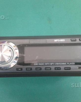 Autoradio stereo con mp3 ed ingresso usb 100 watt