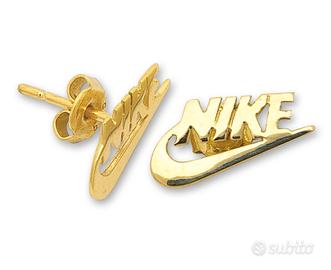 Orecchino nike in oro 14k 585%