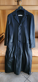 Cappotto lungo vera pelle