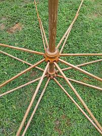 struttura in legno ombrellone da giardino