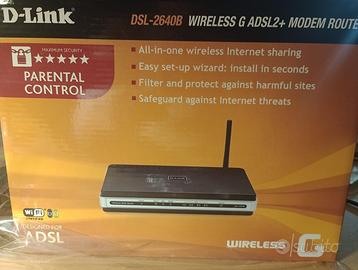 D-Link DSL-2640B Wirless G ADSL2 + Modem Router