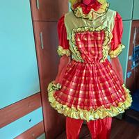 costume maschera clown adulto 