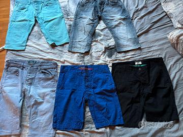 Lotto 5 pantaloncini uomo taglia 46 / L