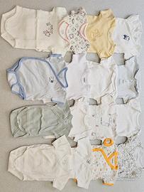Lotto 35 body per neonato