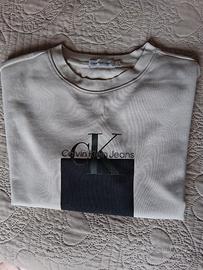 Felpa Calvin Klein – Taglia 12 anni, colore burro