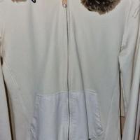 Felpa Woolrich con cappuccio e pelliccia