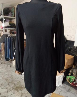vestito donna primaverile corto manica lunga 