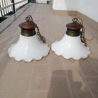 2 lampadari rustici da cucina o taverna