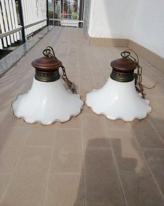 2 lampadari rustici da cucina o taverna