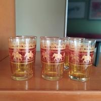 Set bicchieri vintage con elefantini