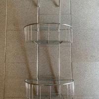 Portaoggetti per doccia in acciao inox