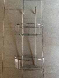 Portaoggetti per doccia in acciao inox