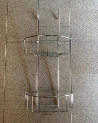 Portaoggetti per doccia in acciao inox