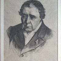 Stampe Antiche Ritratti 1872