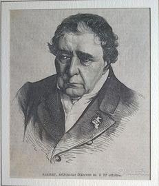 Stampe Antiche Ritratti 1872