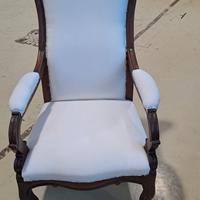poltrona dell 800 ristrutturata