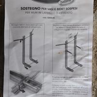 sostegni     universali x vasi e bidet sospesi 