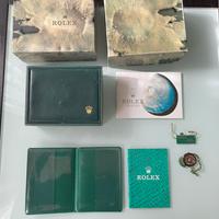 Rolex set box 67.00.3 gmt-daytona-sub anni 80/80