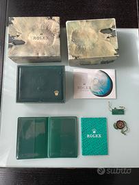 Rolex set box 67.00.3 gmt-daytona-sub anni 80/80