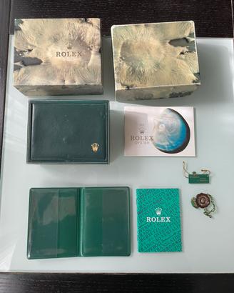 Rolex set box 67.00.3 gmt-daytona-sub anni 80/80