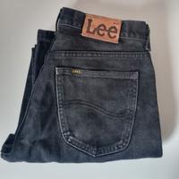 Jeans Lee Uomo Nero Premium Quality Established