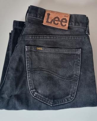 Jeans Lee Uomo Nero Premium Quality Established