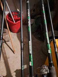 set 3 canne carpfishing 