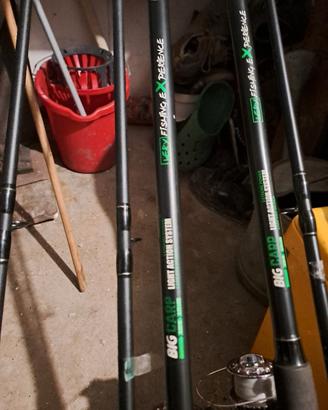 set 3 canne carpfishing 