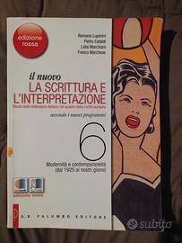 Libro scolastico di letteratura italiana