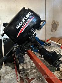 Fuoribordo df6 + suppoorto di ancoraggio