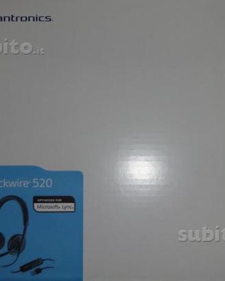 Cuffie PLANTRONICS attacco USB, NUOVE