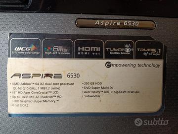 Portatile notebook/laptop ACER ASPIRE 6530